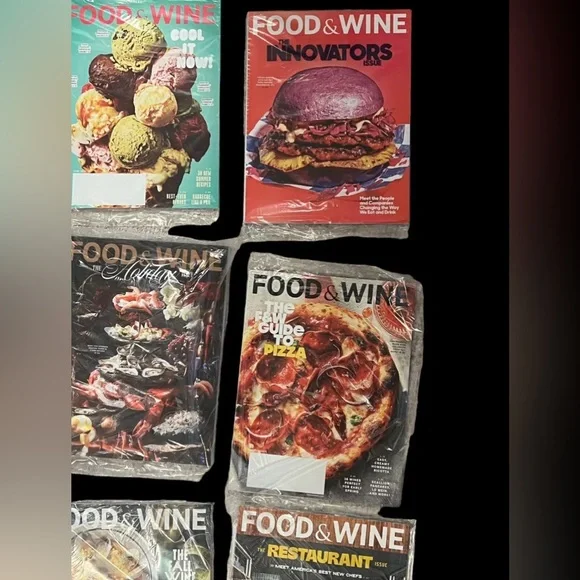 Food & Wine Magazine Lot of 10  Sealed 2022 March thru December Retail :89.90$ - Picture 3 of 6